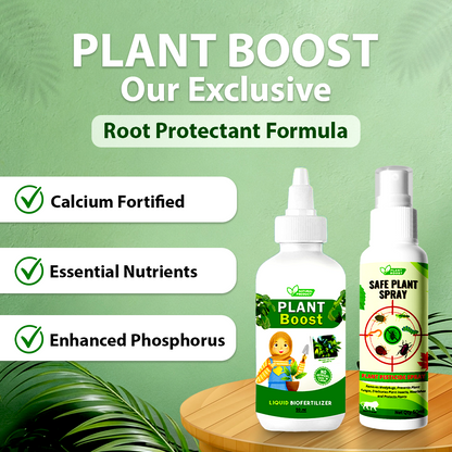 3 Organic Plant Boost & Get 2 Safe Plant Pesticide Spray for FREE ( Pack Of 5 )