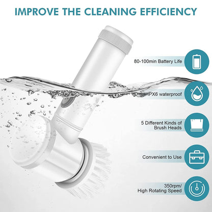 LuxeMart PowerScrub Electric Brush
