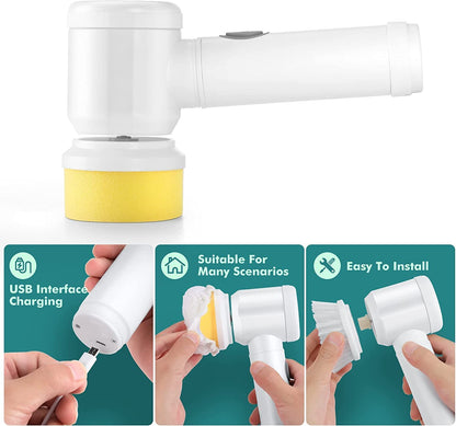 LuxeMart PowerScrub Electric Brush