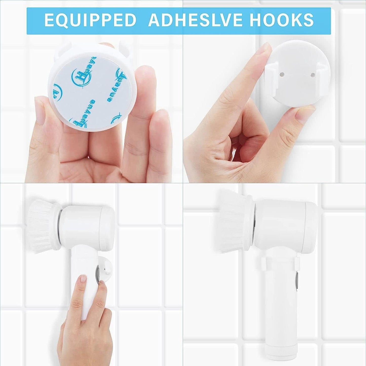 LuxeMart PowerScrub Electric Brush