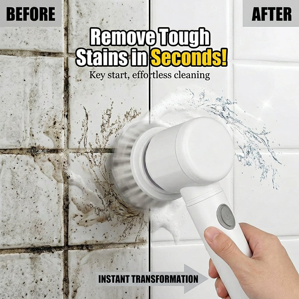 LuxeMart PowerScrub Electric Brush